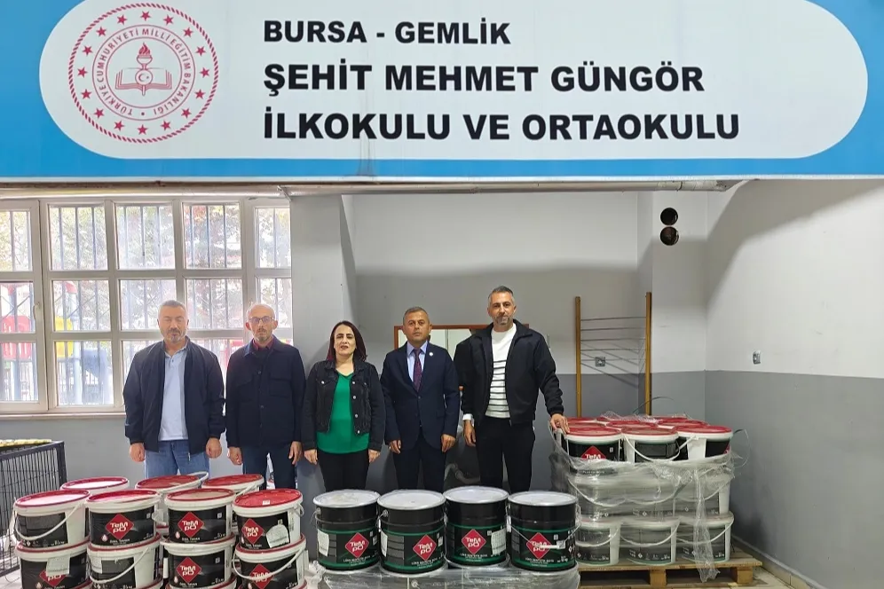 Bursa Gemlik’te Şehit Mehmet Güngör İlkokulu
